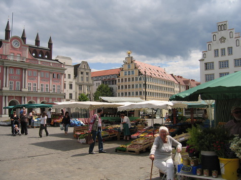 Torv i Rostock Torv i Rostock