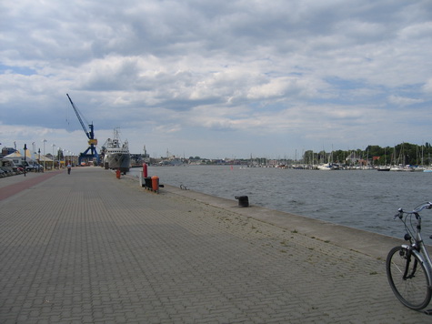 Havnefronten i Rostock Havnefronten i Rostock