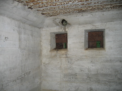Bunker indefra Bunker indefra